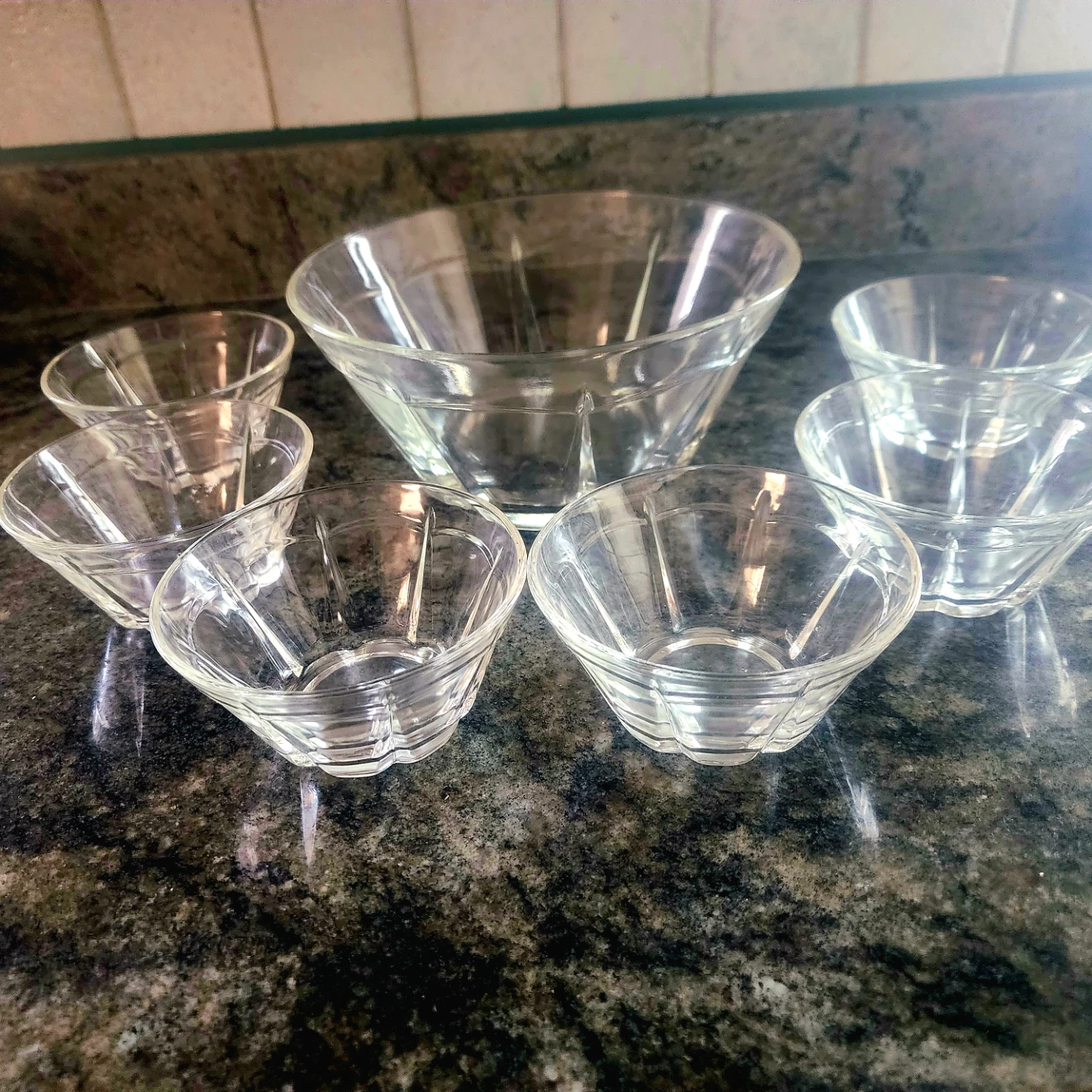 Glass Serving Bowl Set - photo 2
