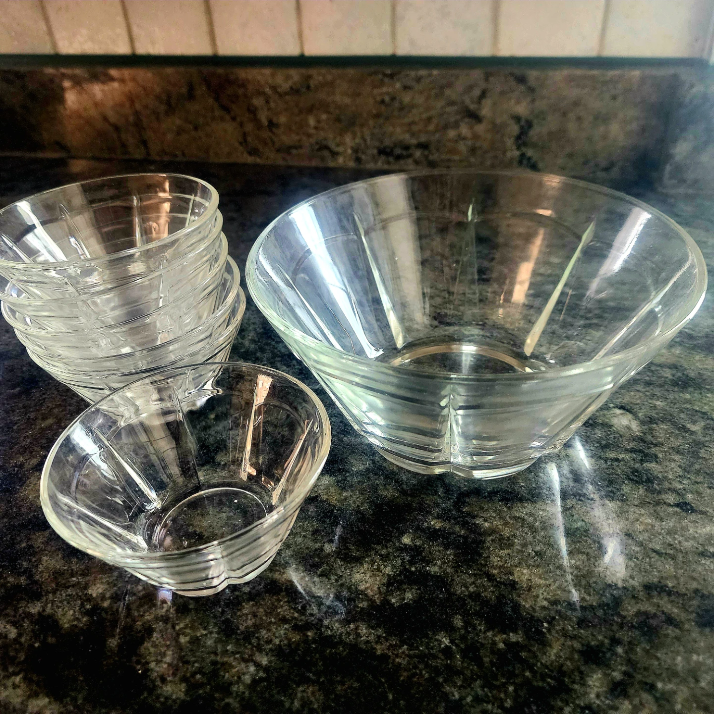 Glass Serving Bowl Set - photo 3