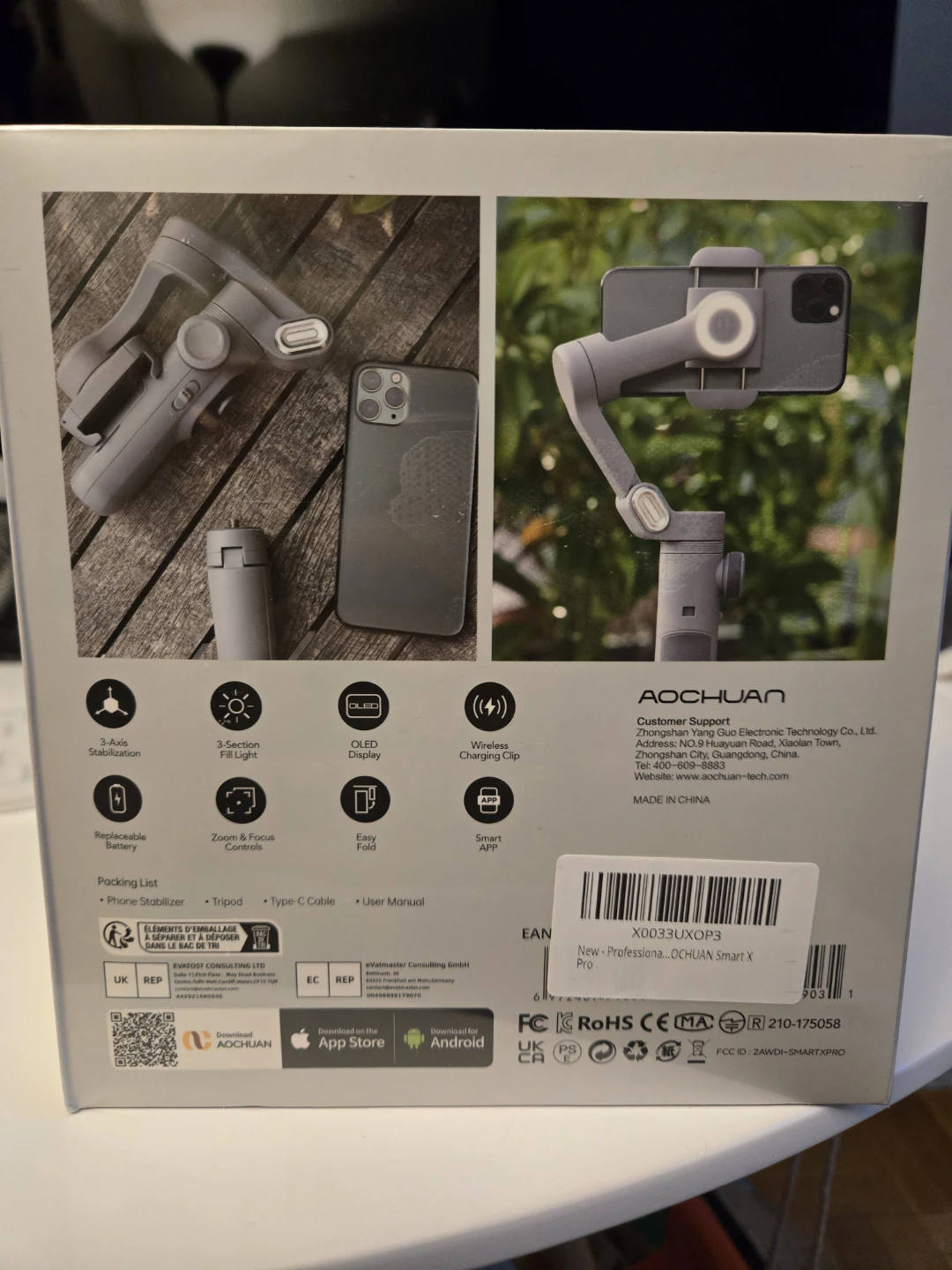 AOCHUAN Smart X Pro 3-Axis Smartphone Stabilizer Gimbal - photo 4