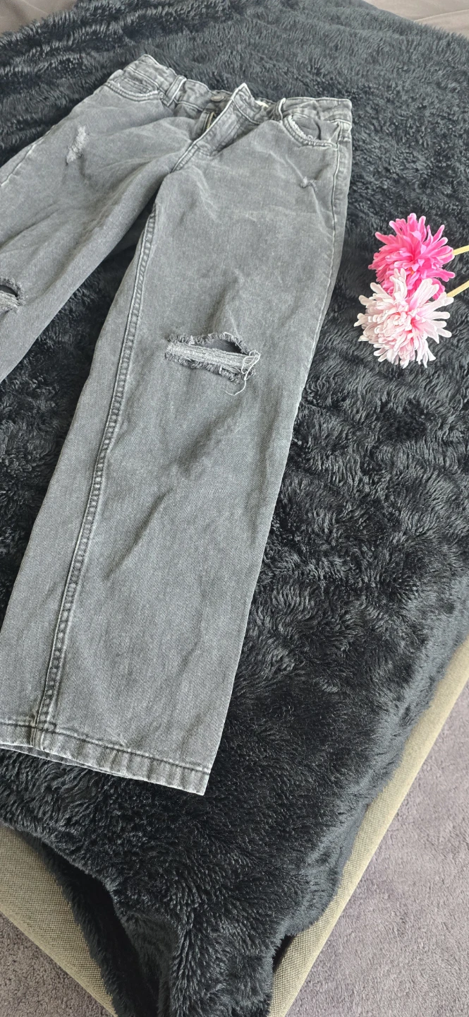 Urban Kids Wide Leg Jeans - Grey - Size 12 - photo 2
