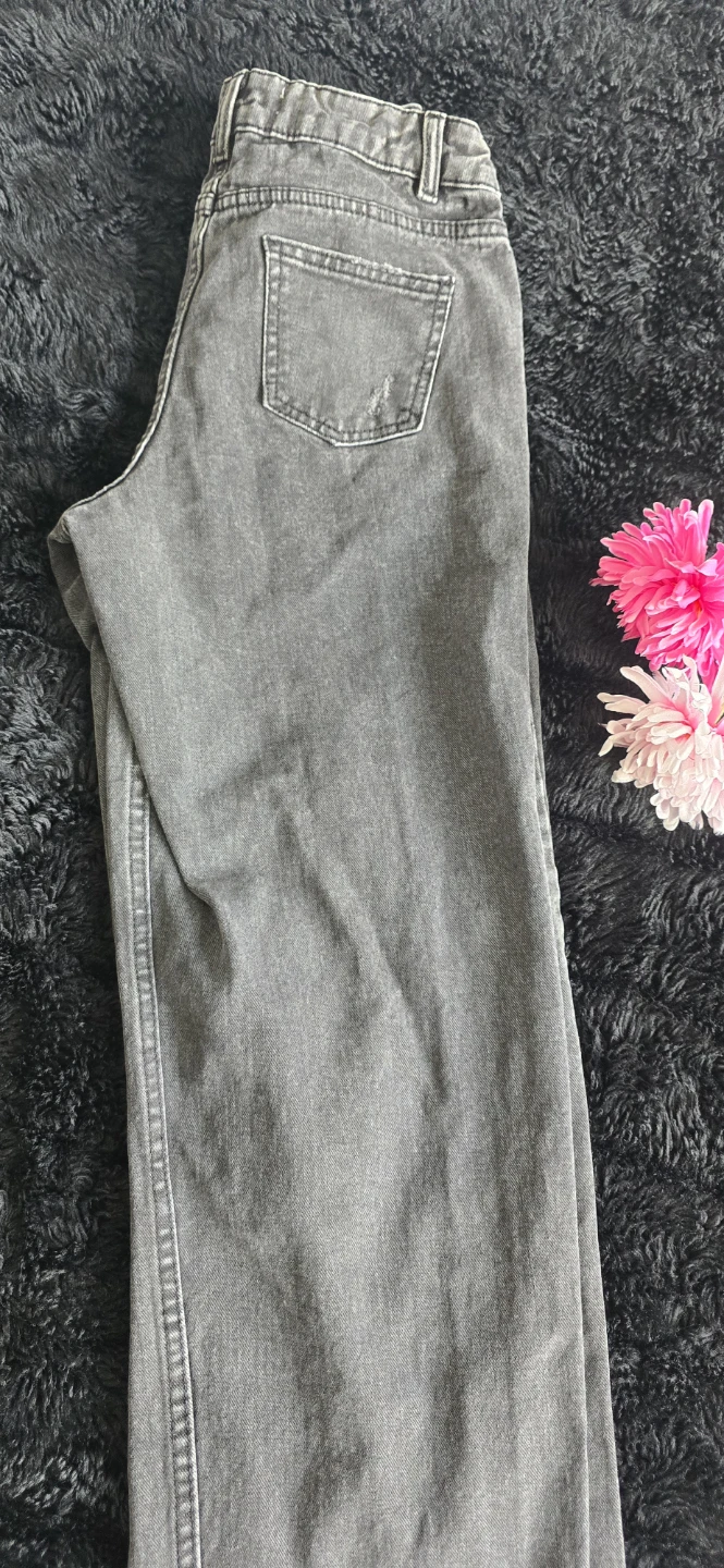 Urban Kids Wide Leg Jeans - Grey - Size 12 - photo 5