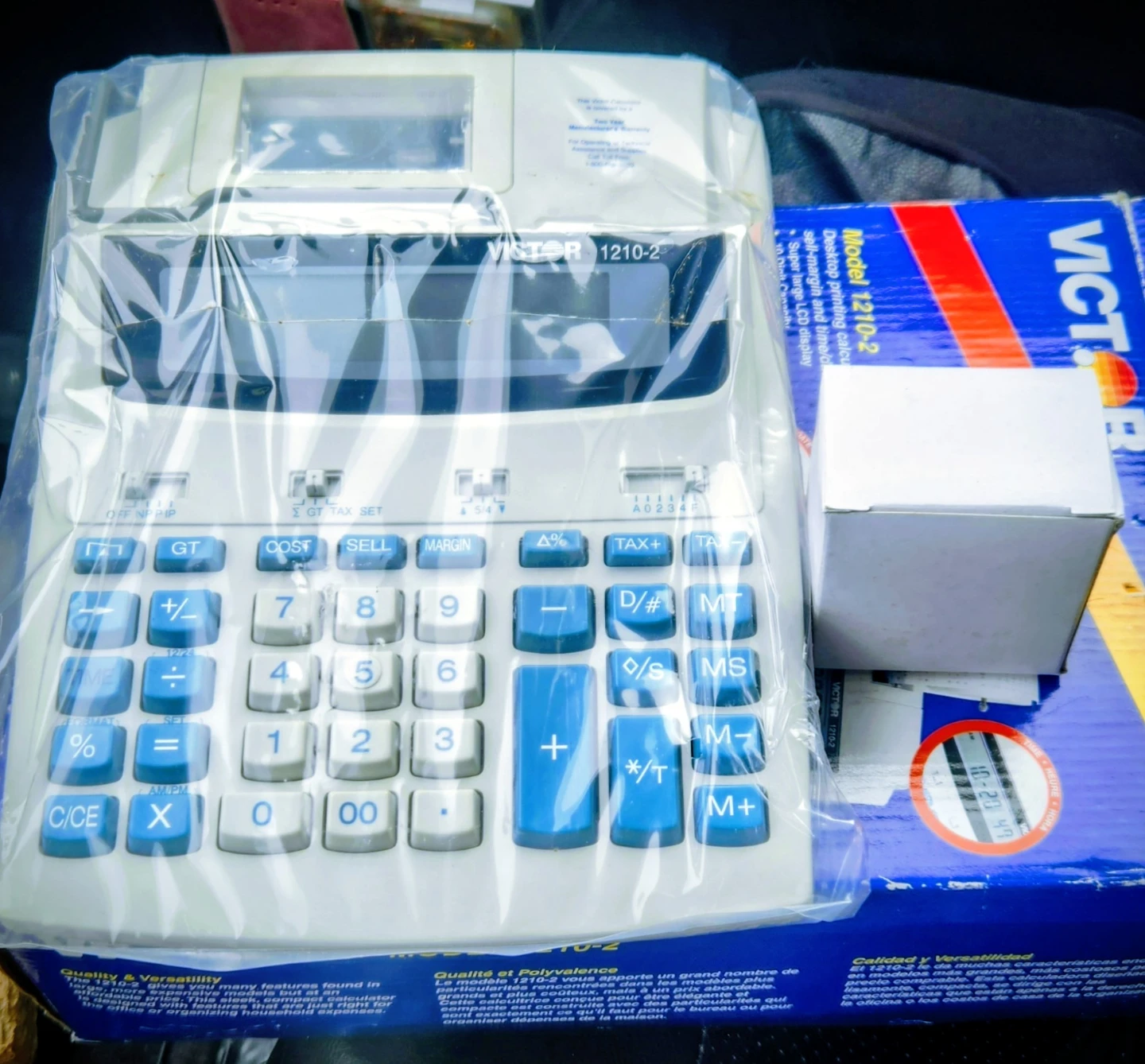 Victor 1210-2 Printing Calculator with Time/Date - photo 3