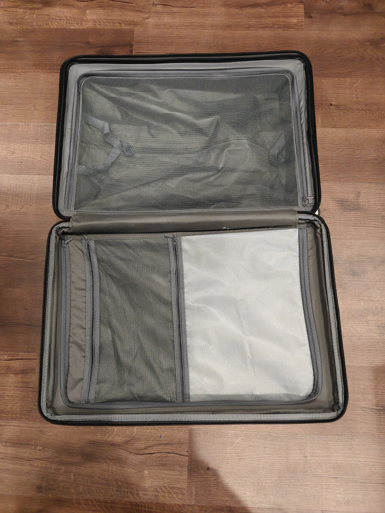 Cream Hardshell Spinner Expandable Suitcase 80L - 100L Capacity - photo 2