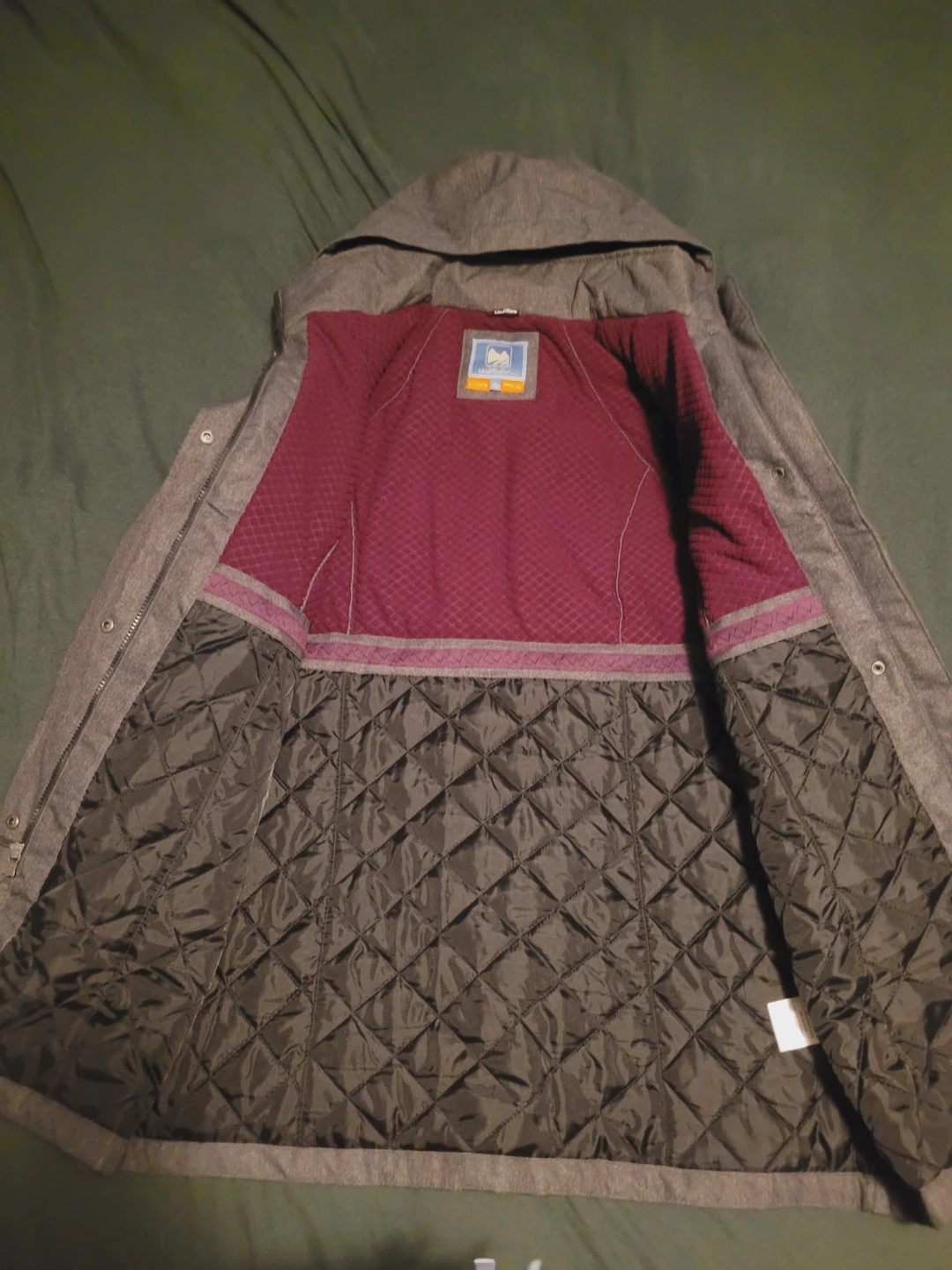 Wind River XL Grey Hooded Winter Jacket - photo 2