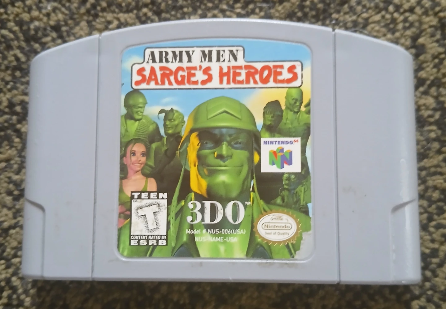 Nintendo 64 Army Men Sarge's Heroes