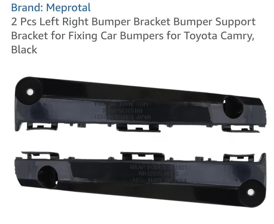 Meprotal  2 Pcs Left Right Bumper Bracket Bumper Support Bracket