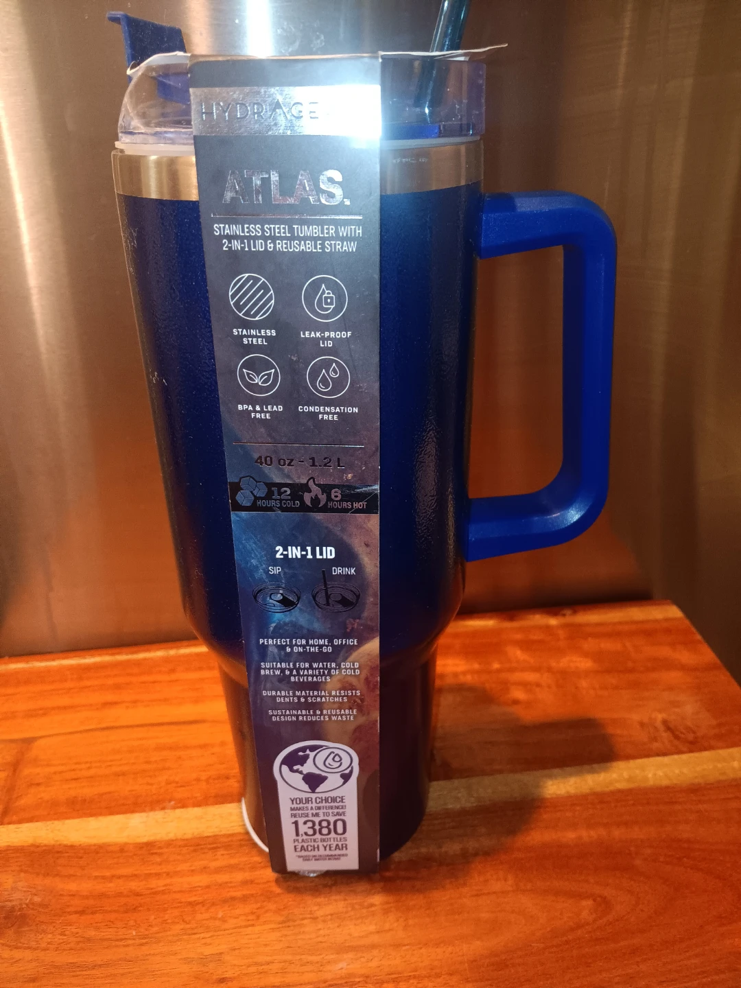 Atlas Stainless Steel Tumbler 40oz