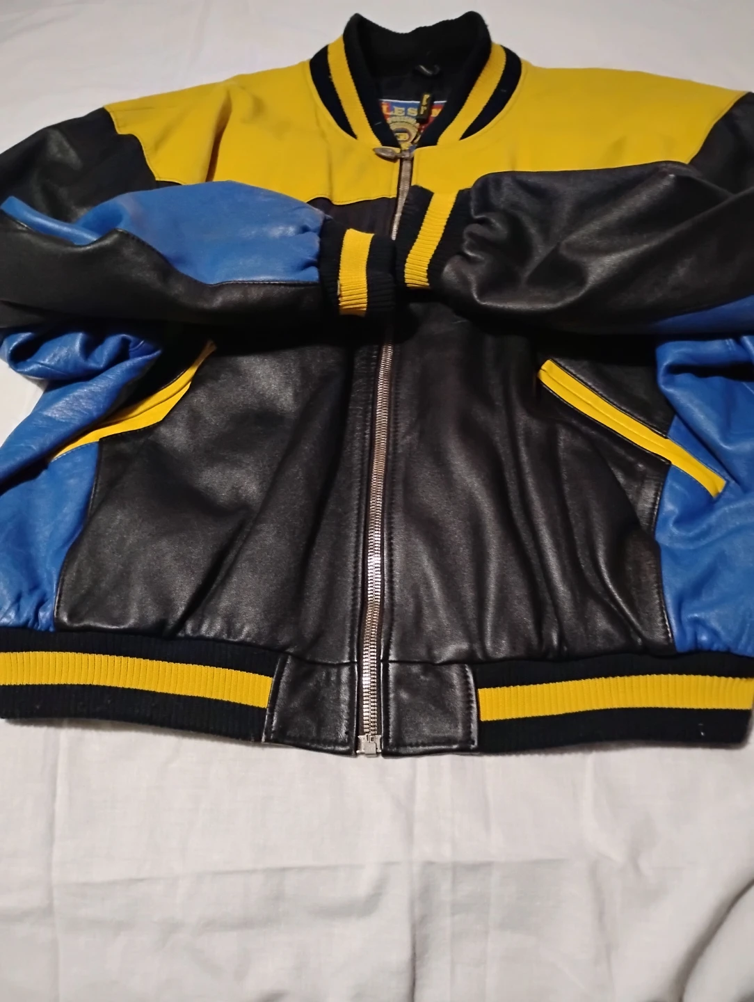 Uncle Sam Sportswear Leather Bomber Jacket XL - photo 2
