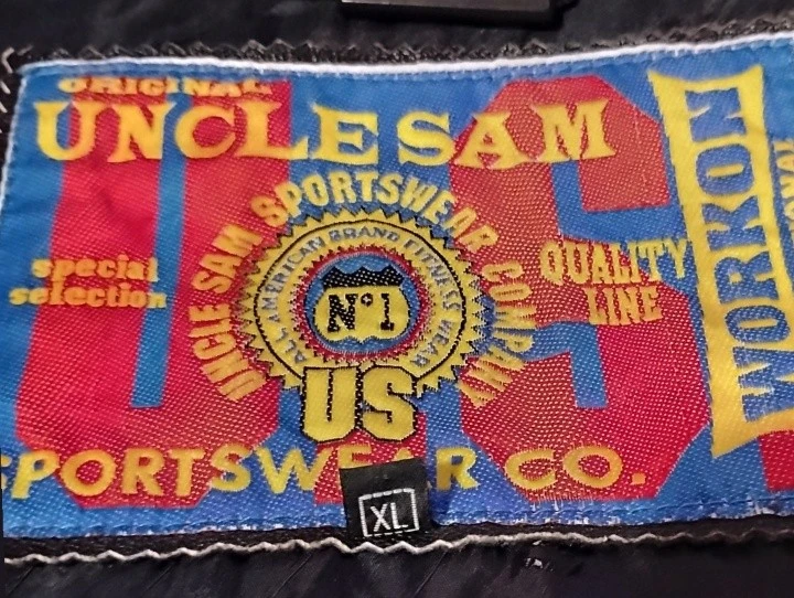 Uncle Sam Sportswear Leather Bomber Jacket XL - photo 3