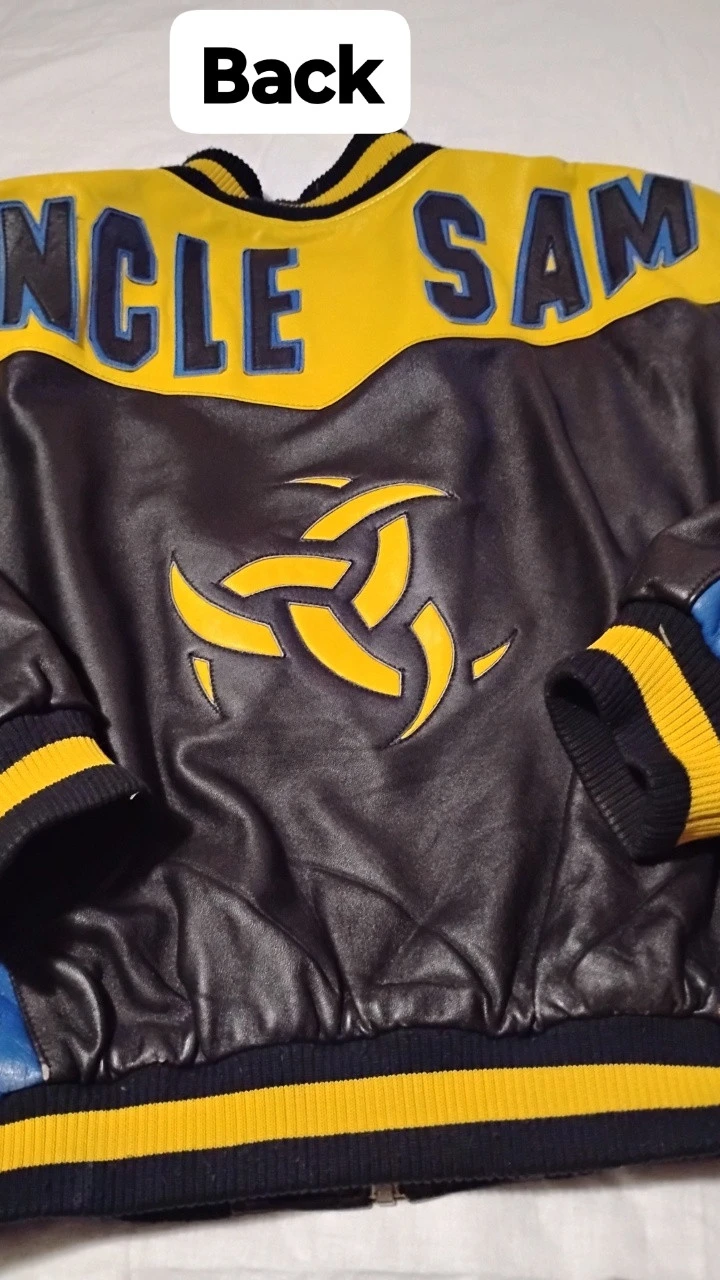 Uncle Sam Sportswear Leather Bomber Jacket XL - photo 4