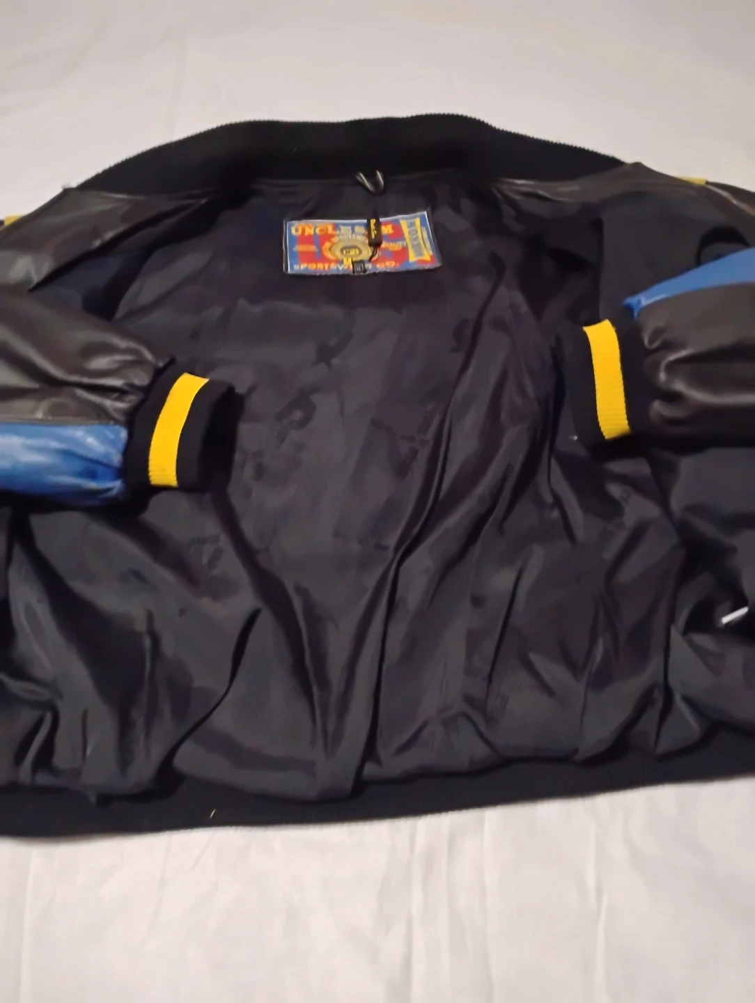 Uncle Sam Sportswear Leather Bomber Jacket XL - photo 5