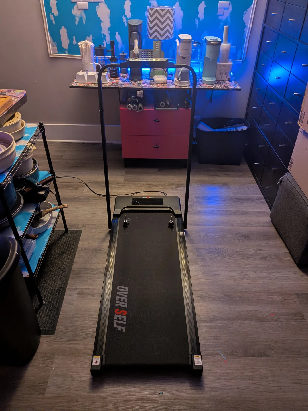OVER SELF Treadmill with wheels, Foldable - photo 4