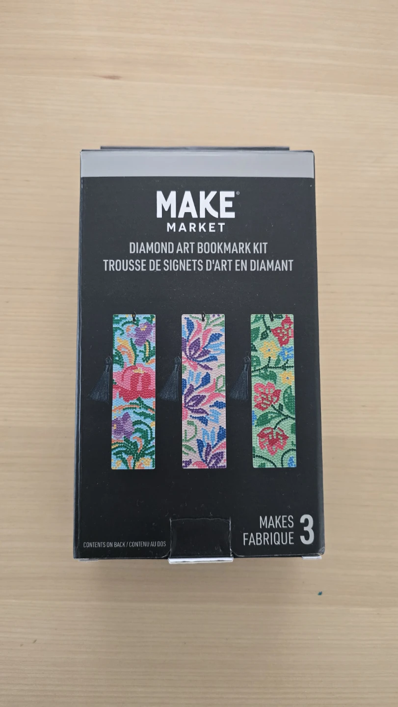 MAKE MARKET Diamond Art Bookmark Kit (3 Makes)