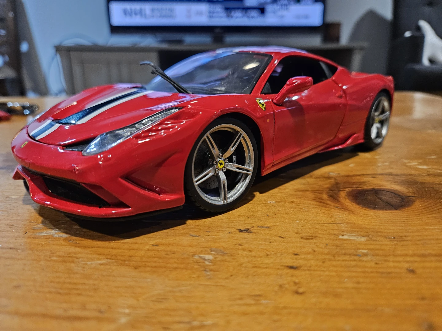1/18 Ferrari 458 Speciale die-cast model car - photo 2