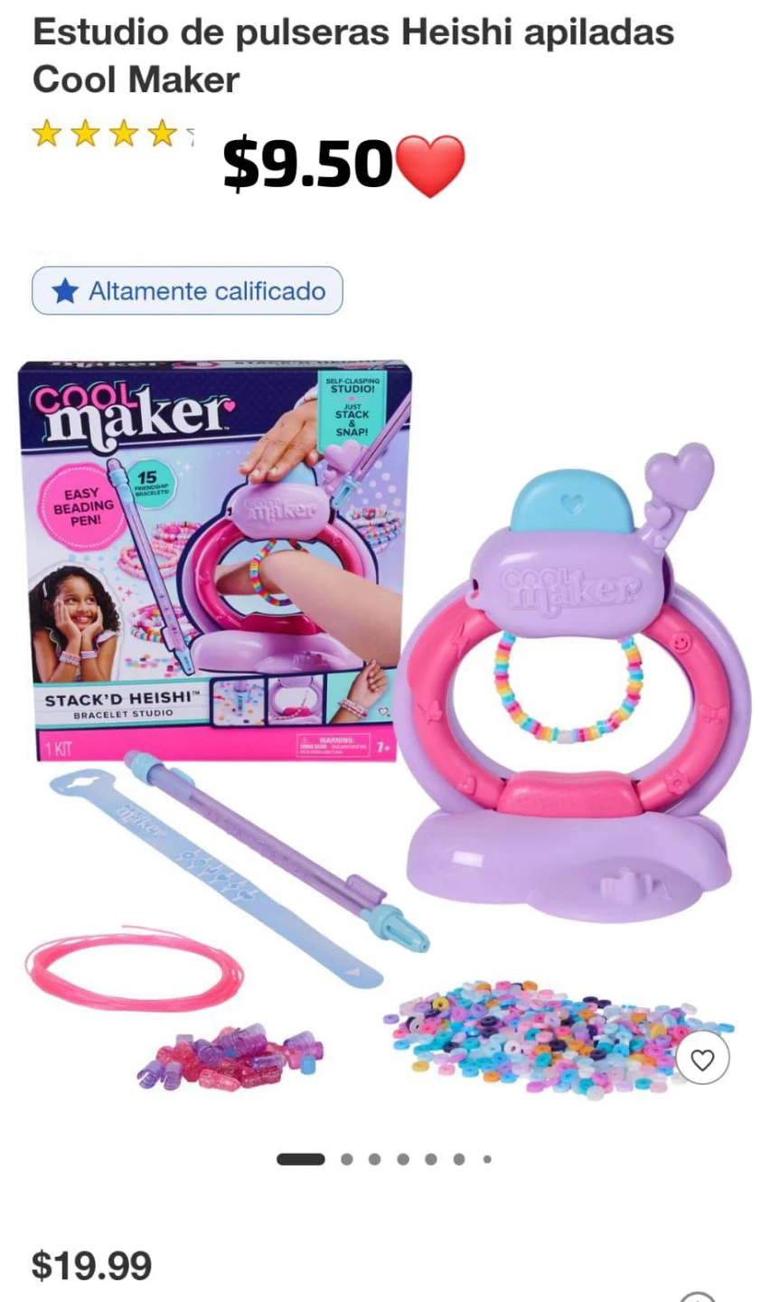 Cool Maker Stack'd Heishi Bracelet Studio Kit