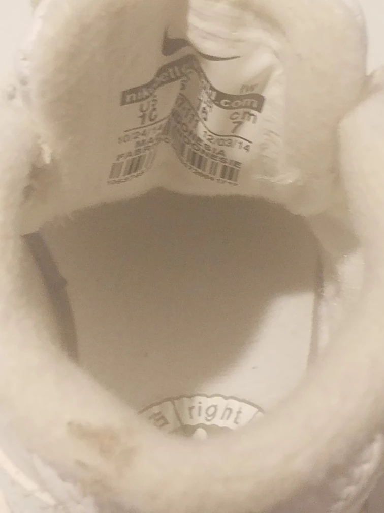 Nike Air Force 1 Crib Baby Shoes White - photo 5