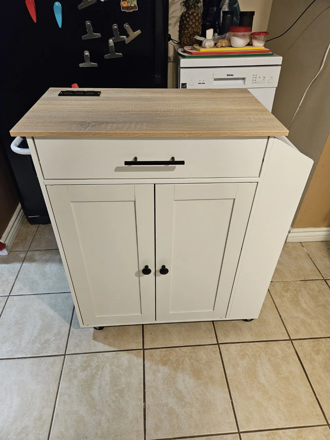 Brand New Kitchen Island Cart on Wheels