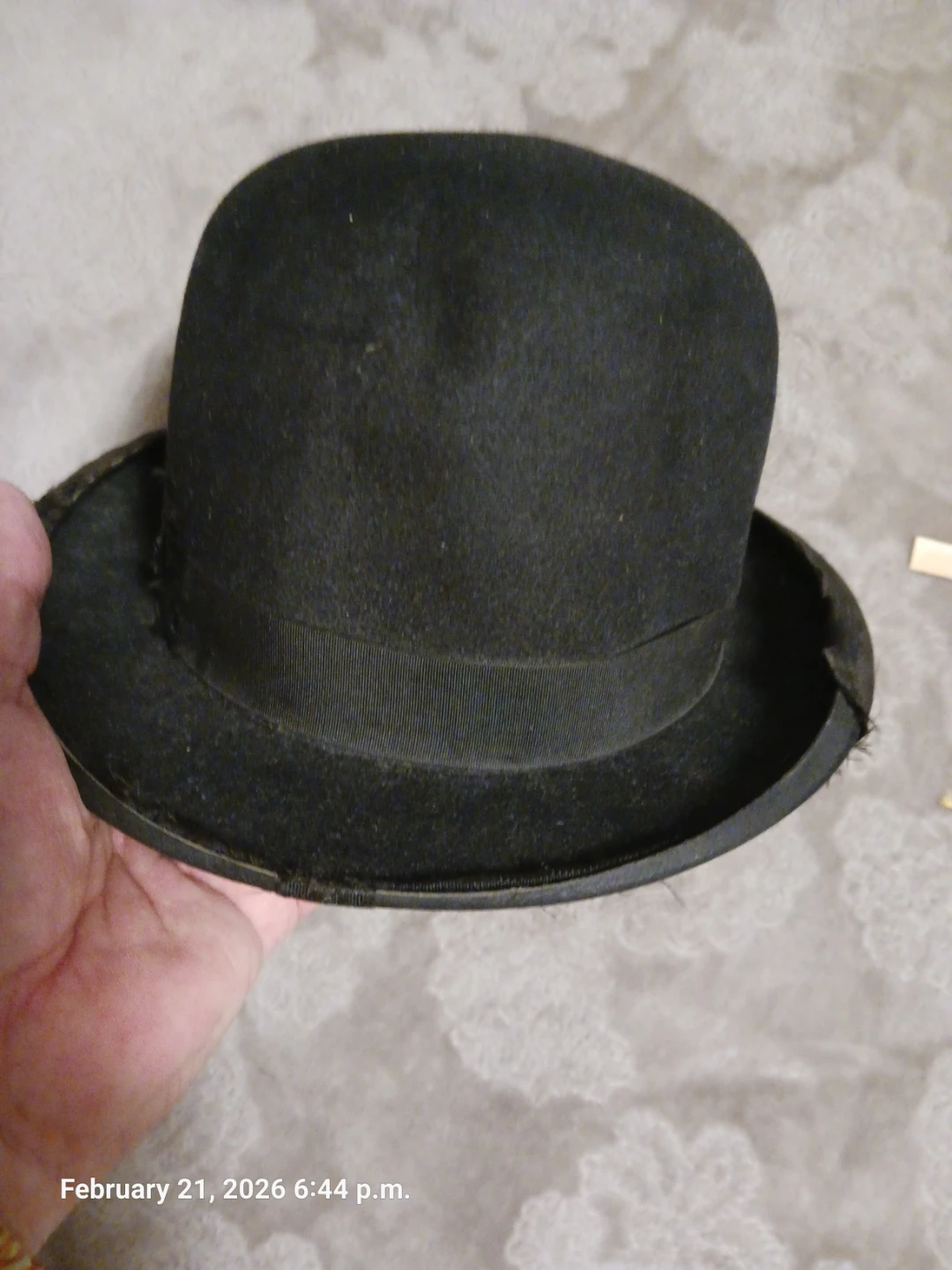 English bowler top hat - photo 3