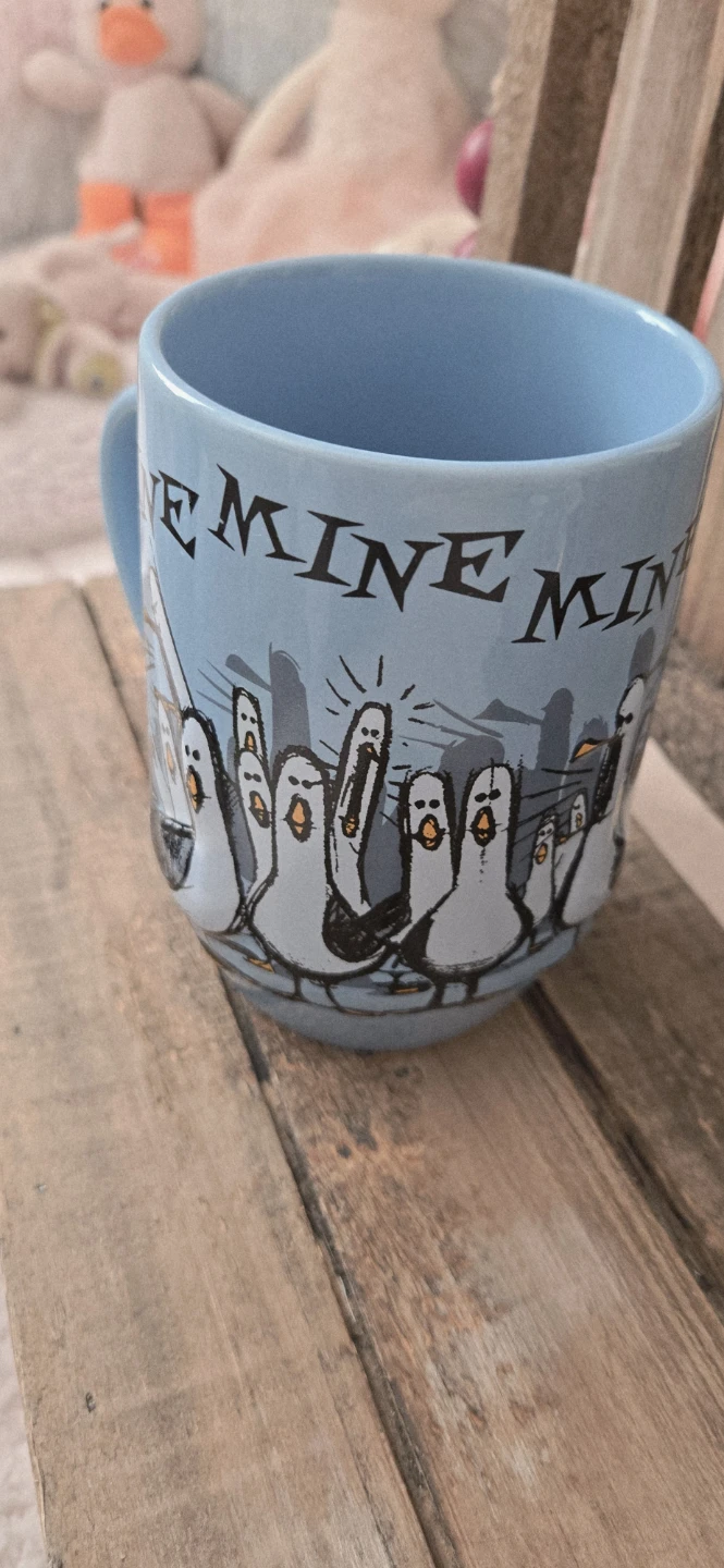 Blue "MINE MINE" Seagull Coffee Mug From Finding Nemo
