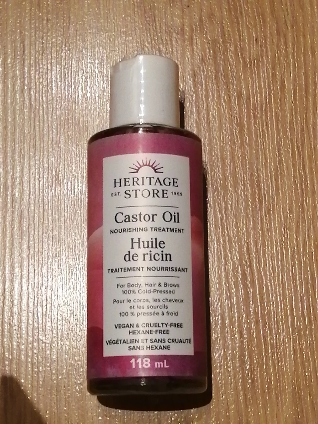 Heritage Store Castor Oil 118 mL