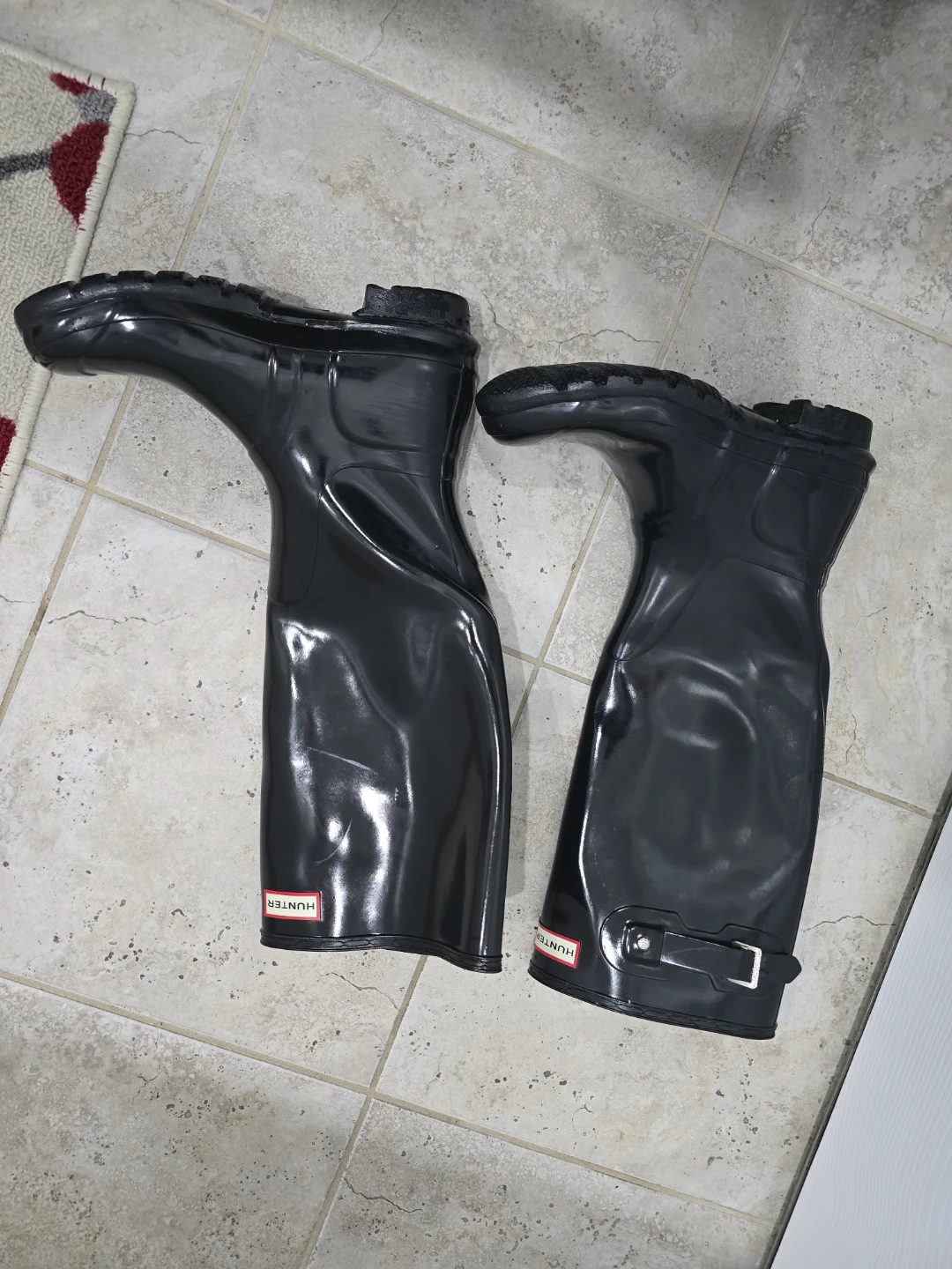 Hunter Women's Tall Gloss Rain Boots Black - photo 4