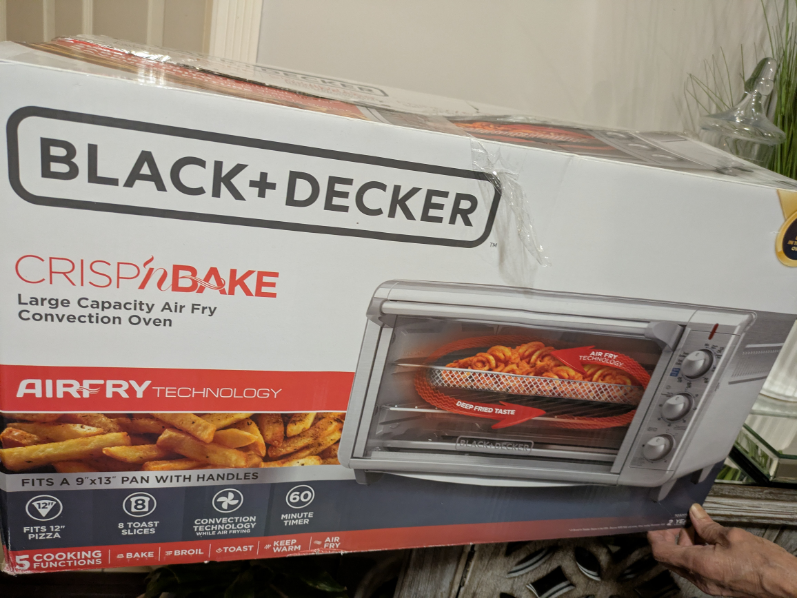 🏆 Black & Decker  Stainless steel airfryer