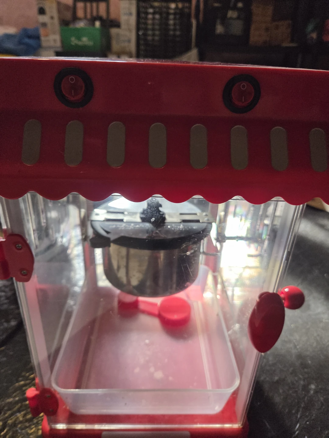 Retro Style Red Popcorn Machine