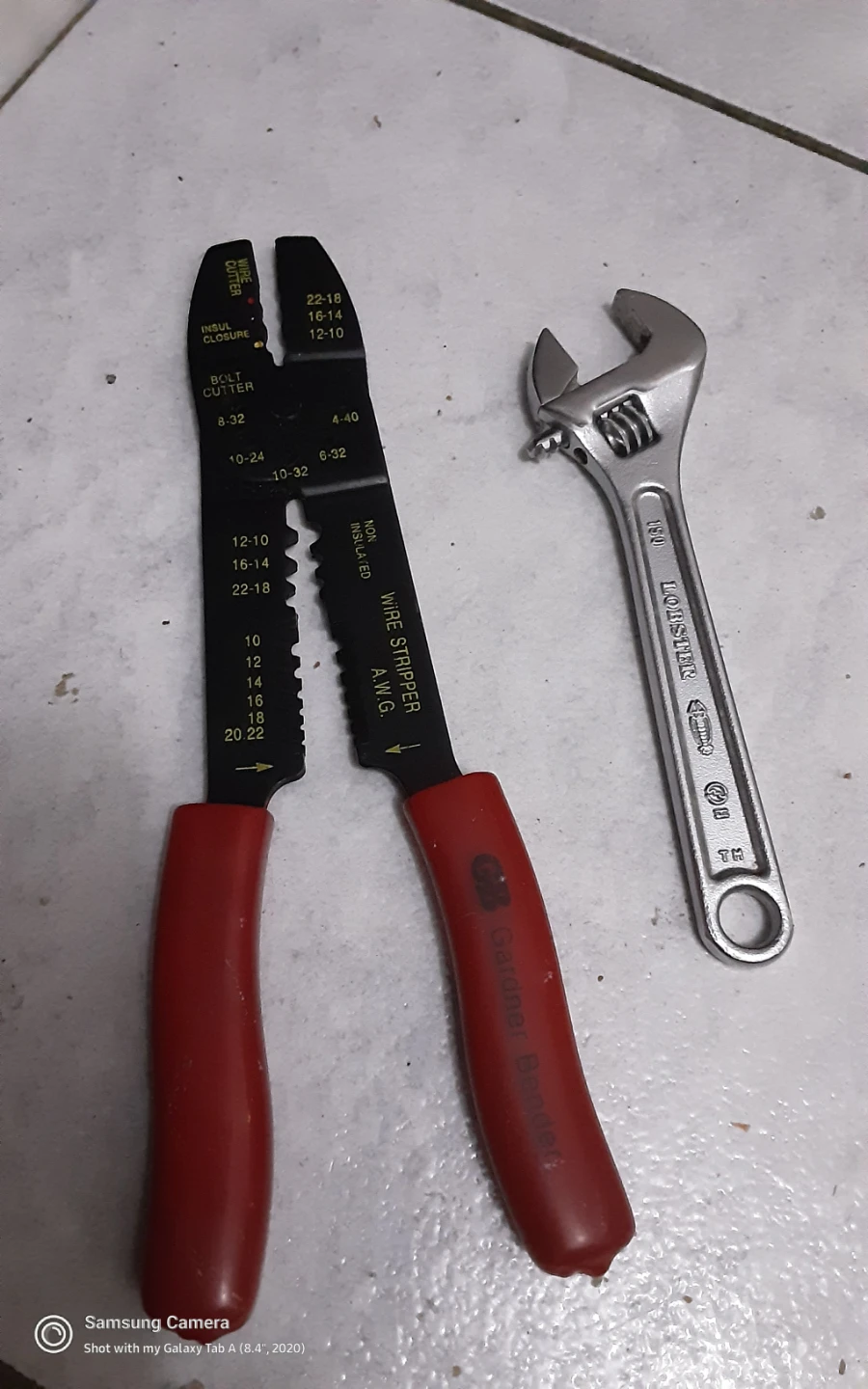 Gardner Bender Wire Stripper & Lobster Adjustable Wrench