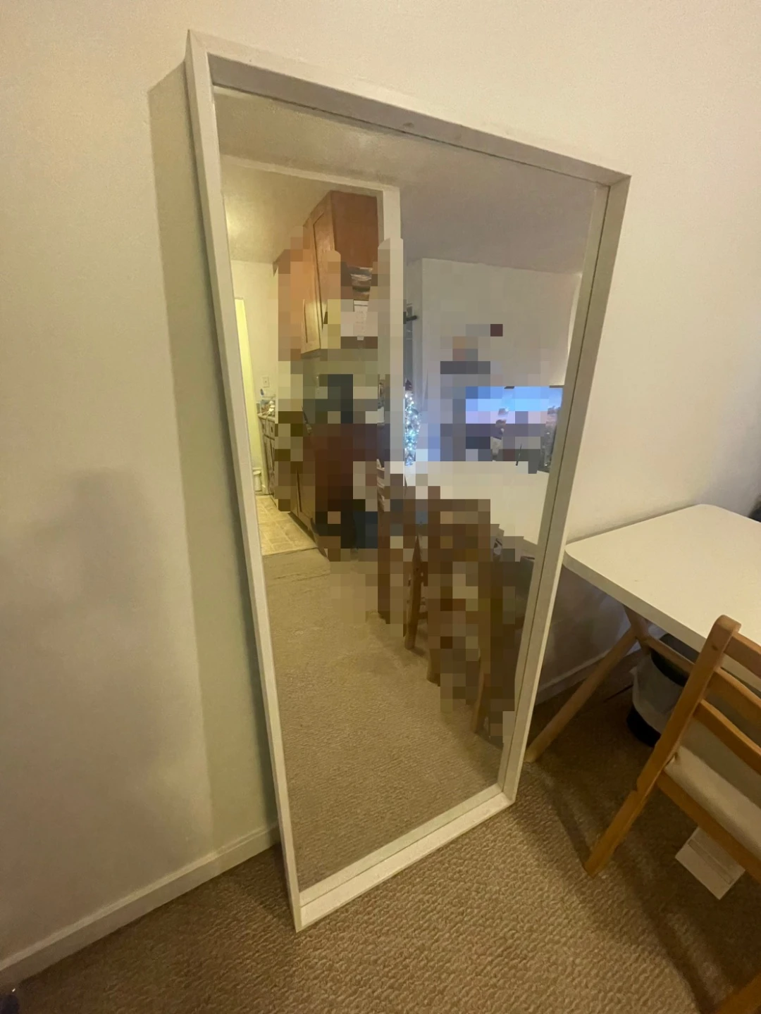IKEA NISSEDAL Mirror, White, 65x150 cm - photo 2