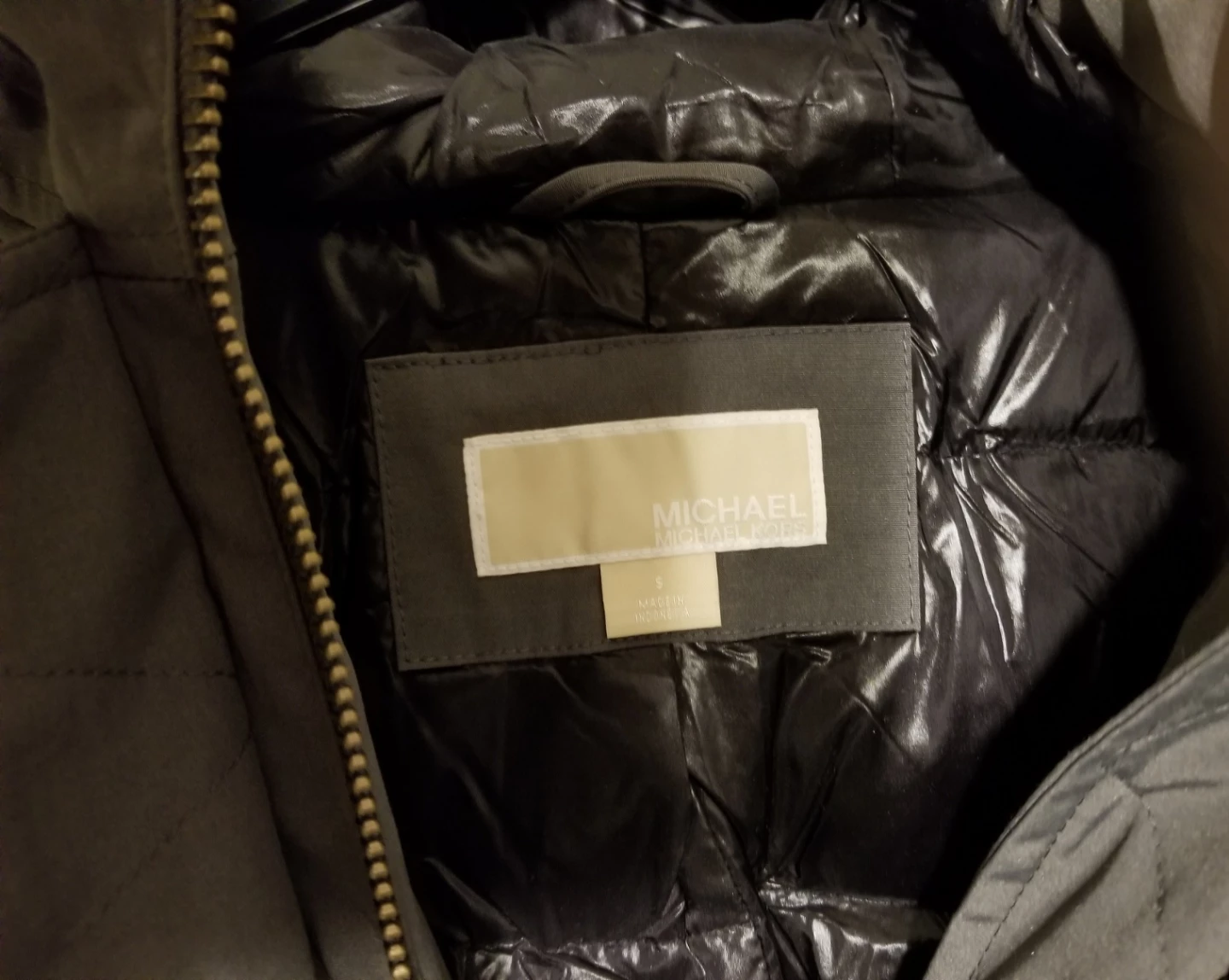 NWT Michael Kors Women's Malachite Grey Parka Down Jacket🏆 - photo 3