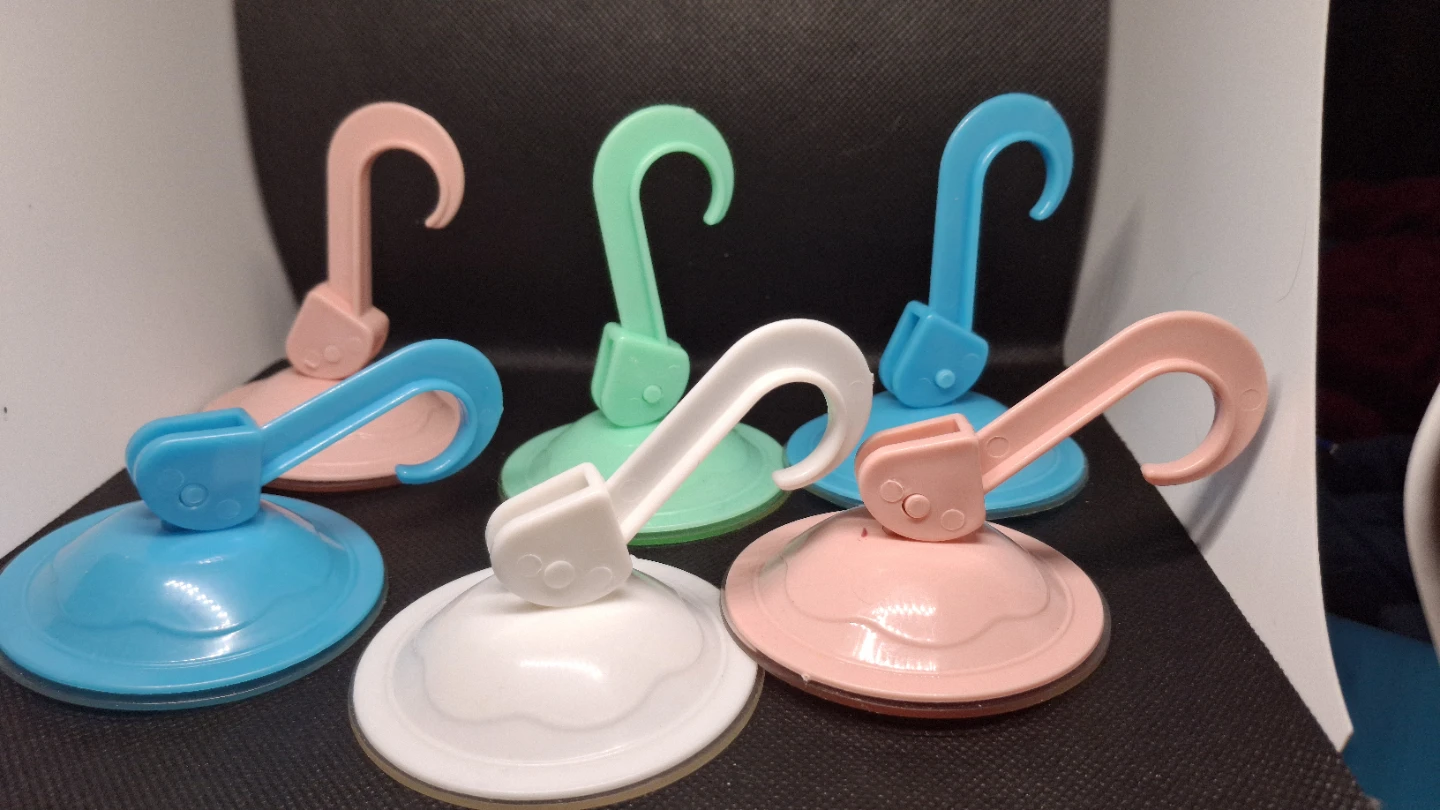 Set of 6 Suction Cup with plastic hook 🏆 - photo 2
