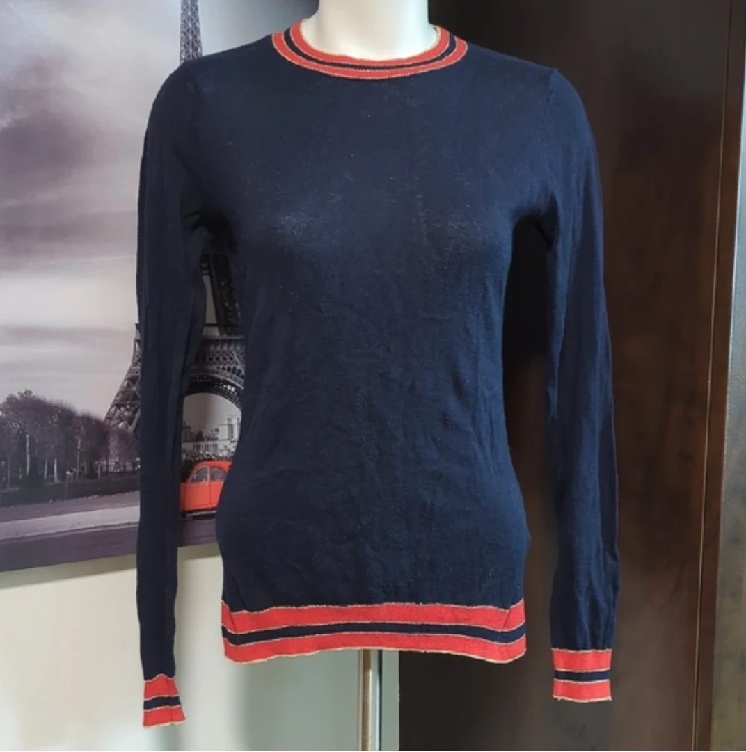 Joe Fresh Navy Blue Sweater Size S/P
