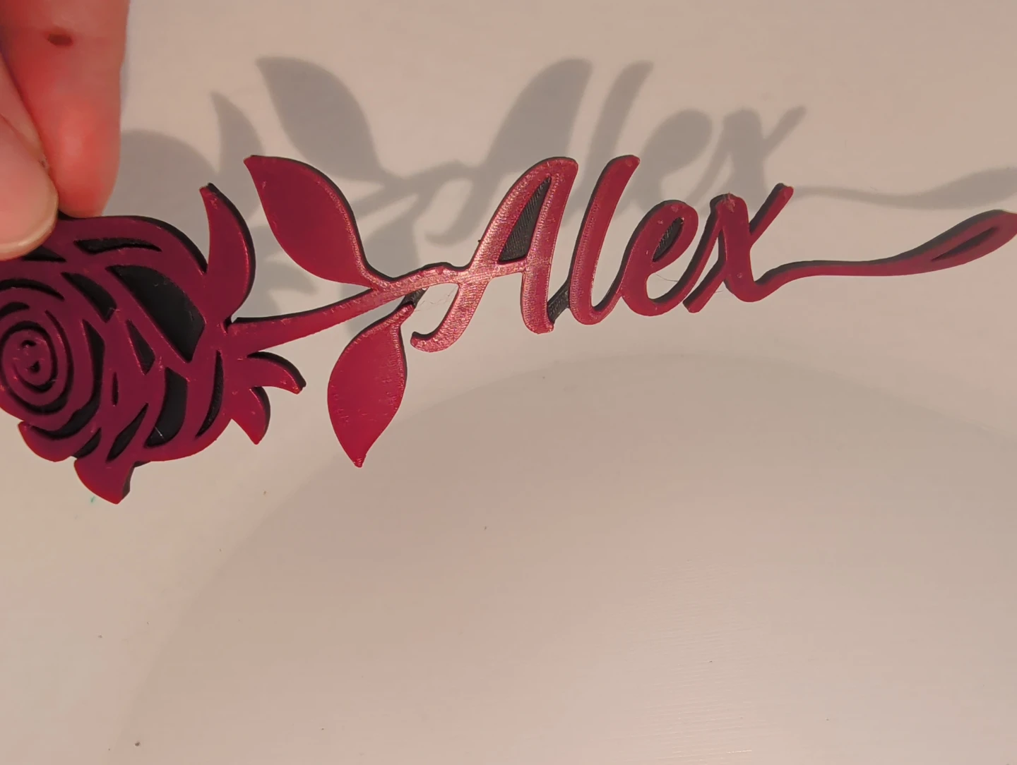 Custom Rose Name Cutouts (Mary, Alex, Vanessa) - photo 4