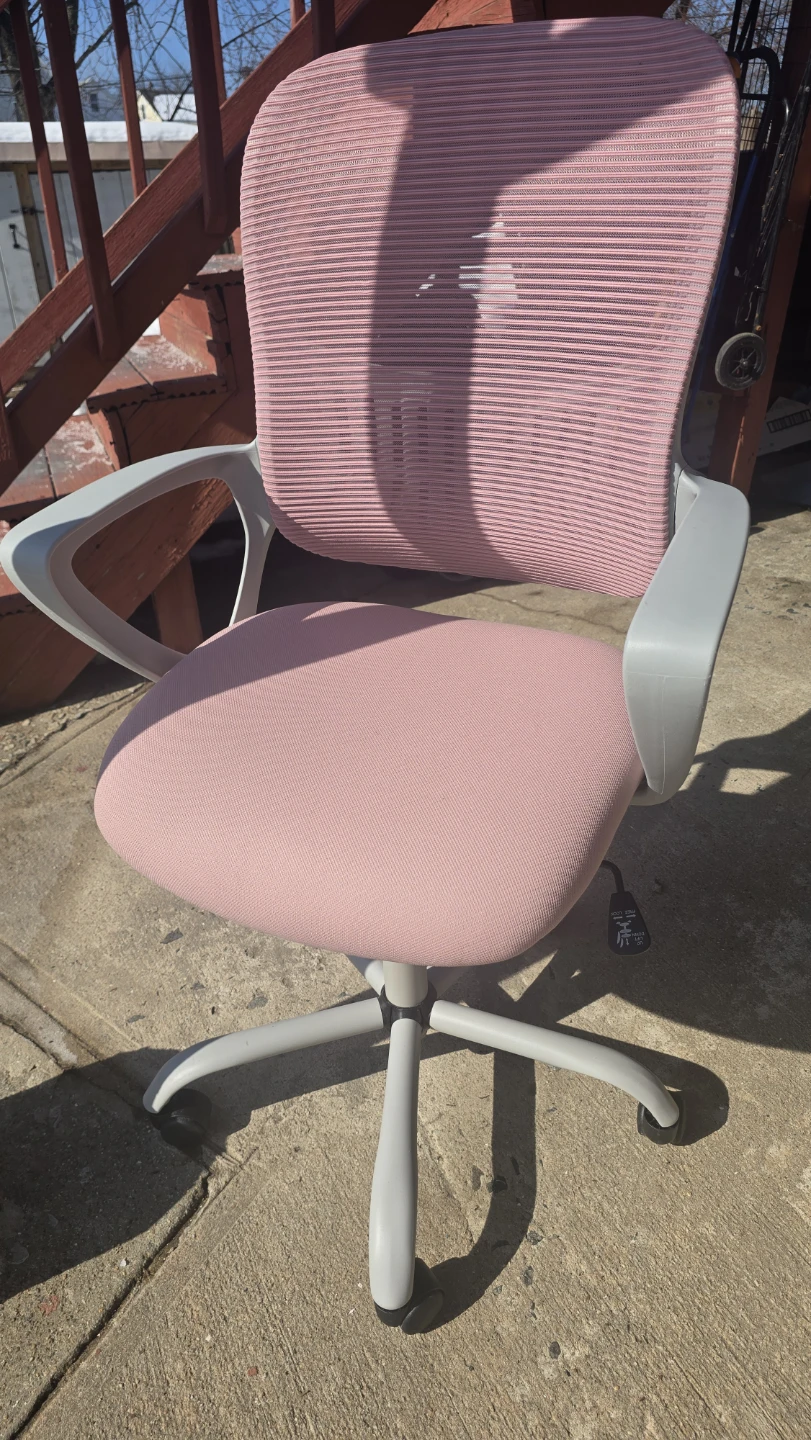 Pink Mesh Office Chair - photo 2