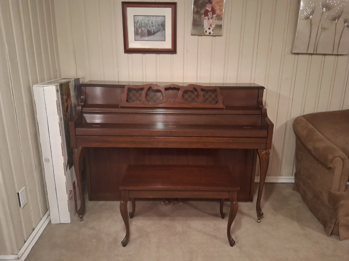 Conn Upright Piano with Bench