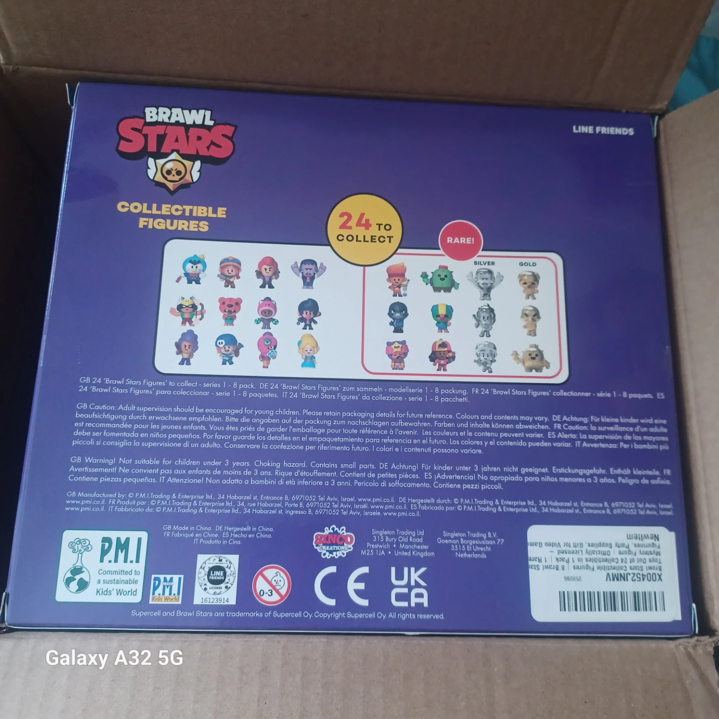 Brawl Stars Collectible Figures 8 Pack Deluxe Box