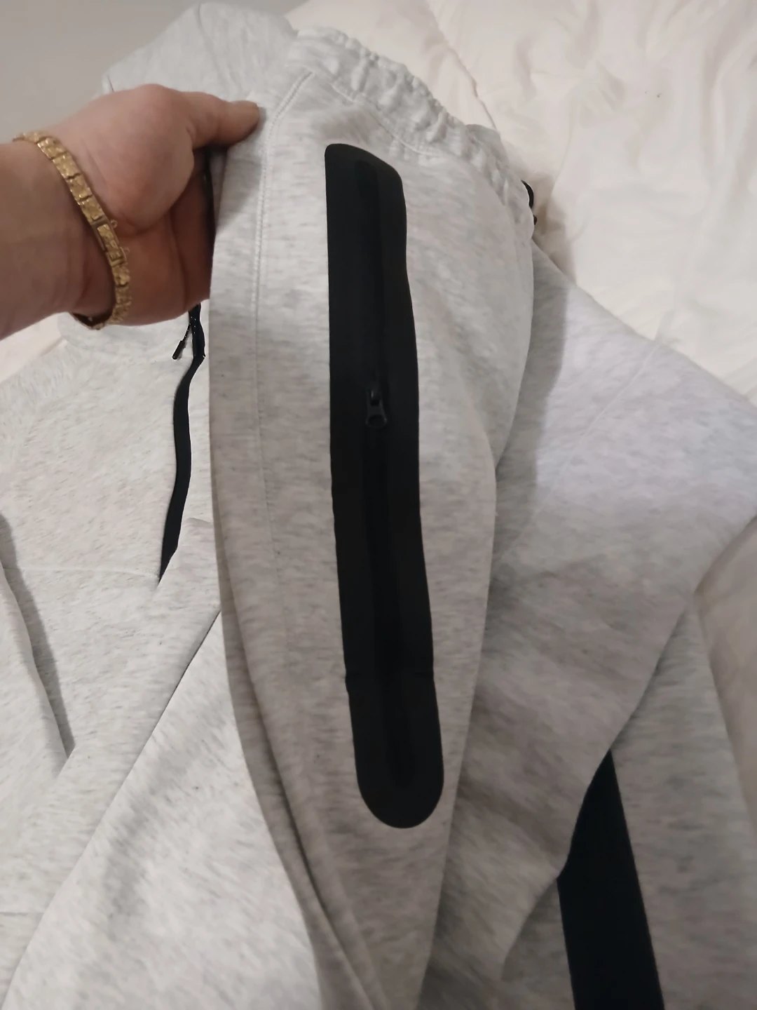 Nike Tech Fleece Hoodie and Pants Set - Grey - photo 2
