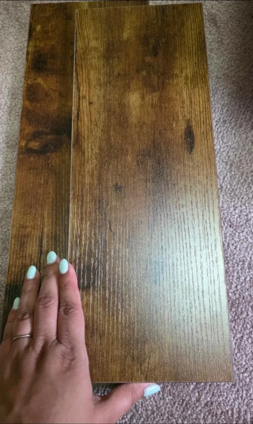 Rustic Wood Grain Shelf Boards