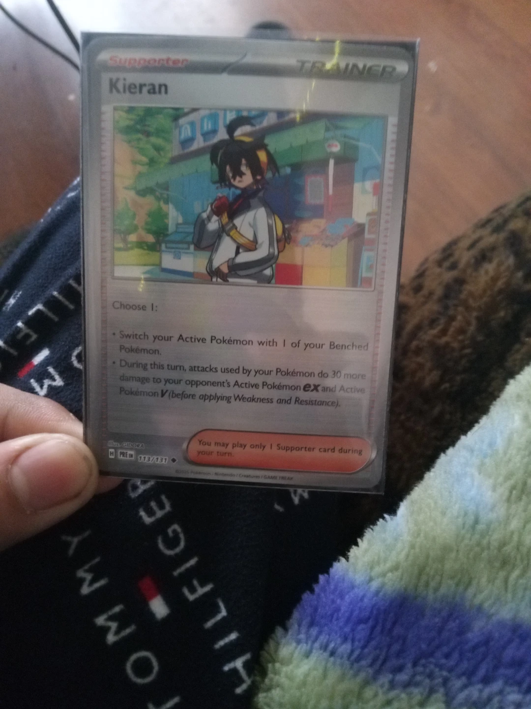 Pokemon TCG Kieran Trainer Card 113/131