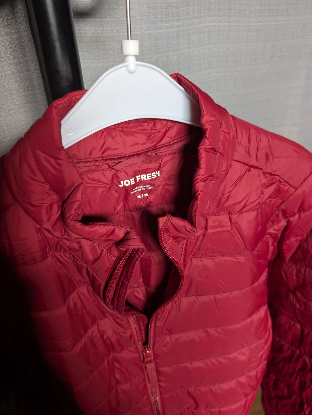 Joe Fresh Red Puffer Jacket - Medium - photo 4