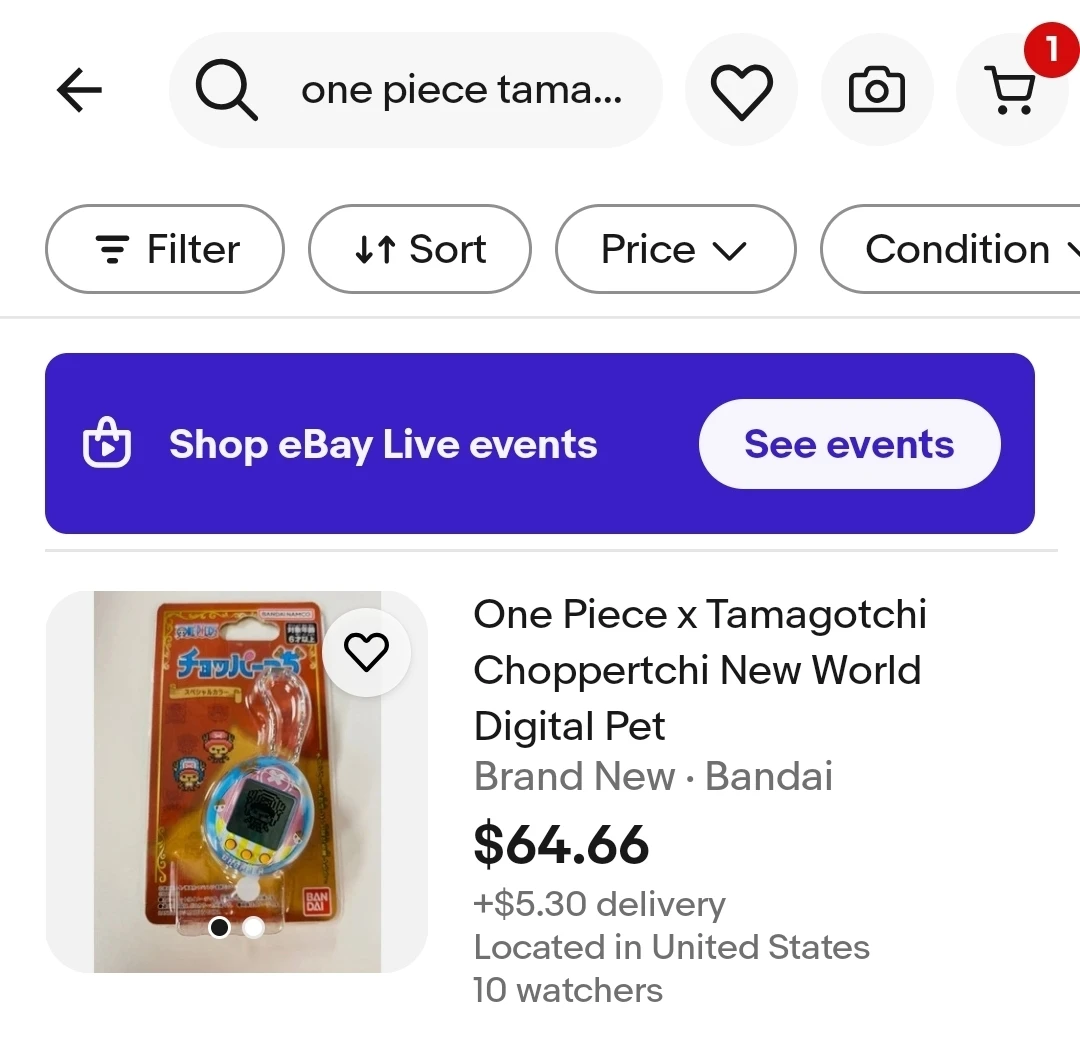 Bandai Tamagotchi One Piece Choppertchi  🏆 - photo 3