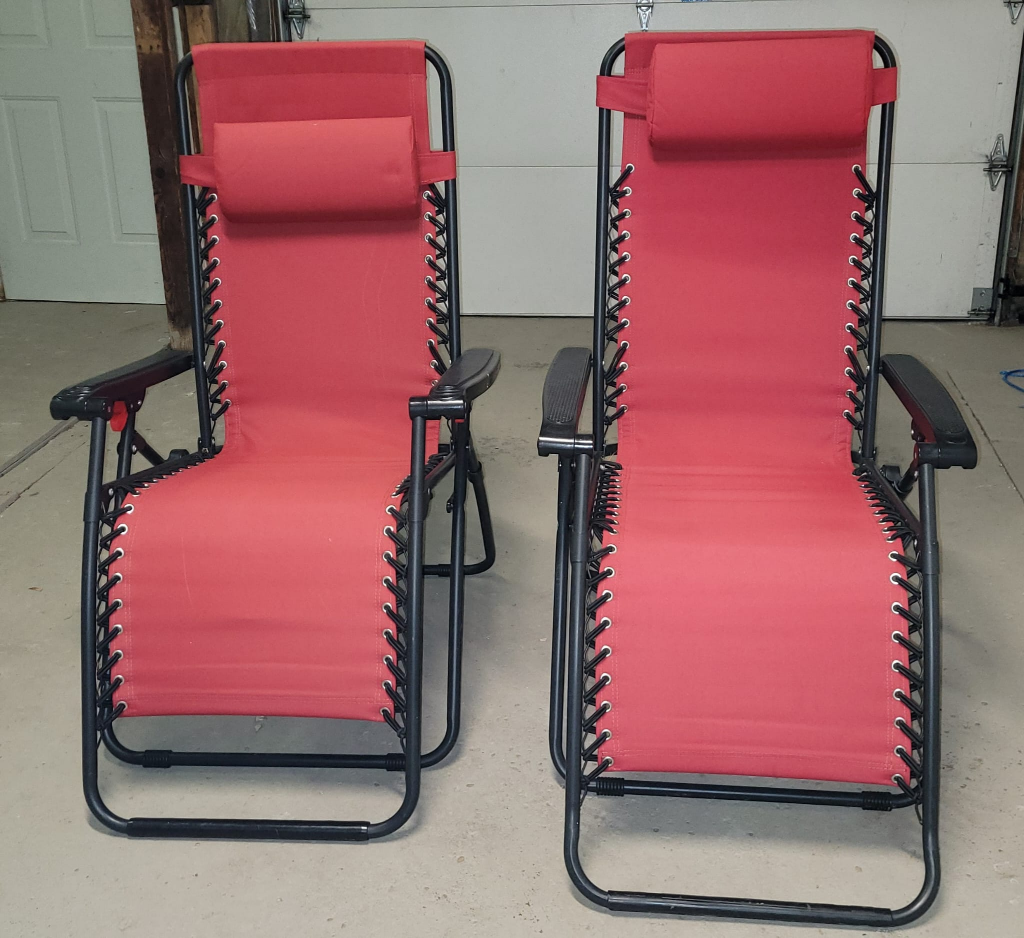 Red Zero Gravity Chairs (2-Pack) - photo 2