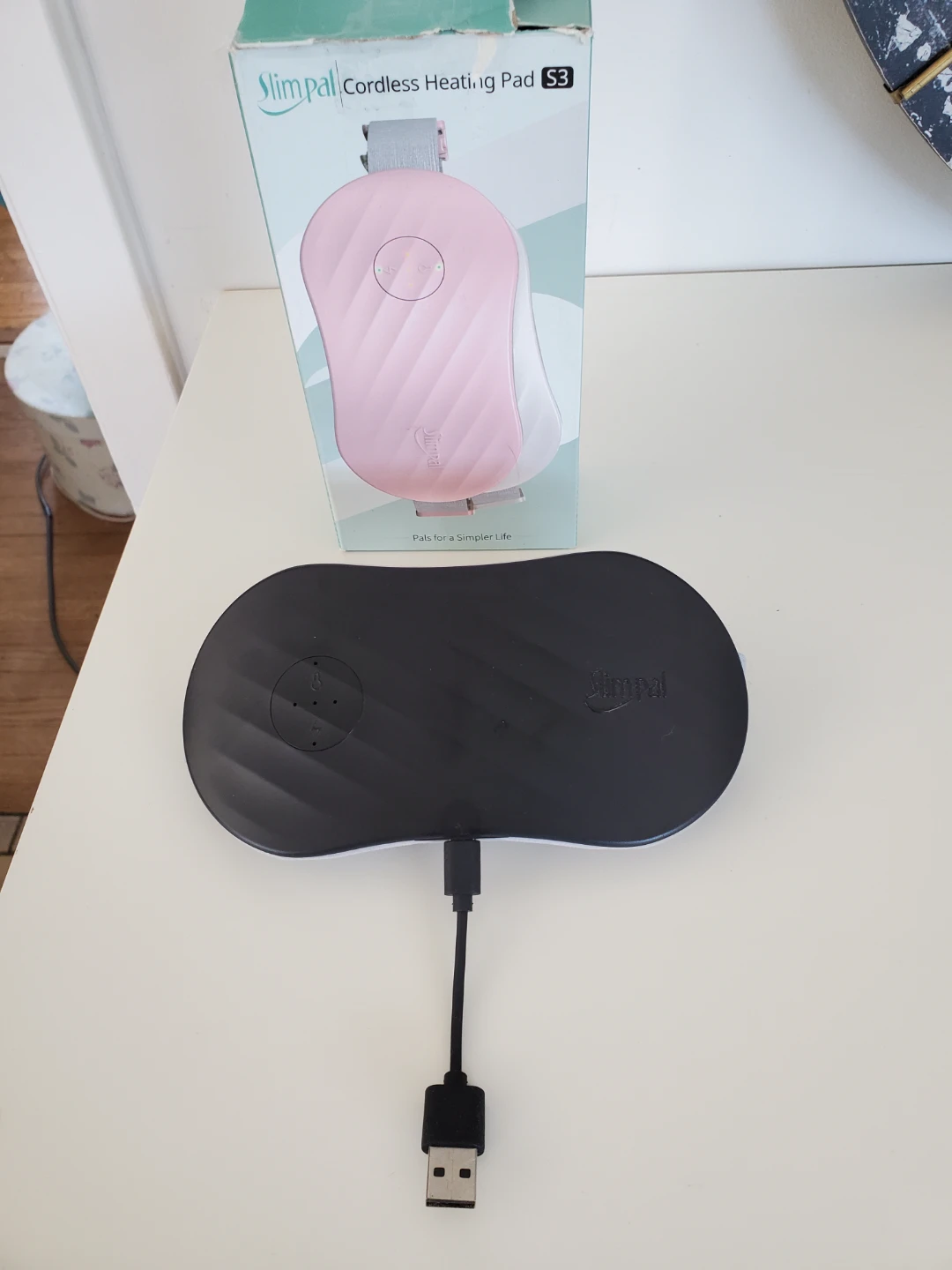 SlimPal Cordless Heating Pad ...Black - photo 3