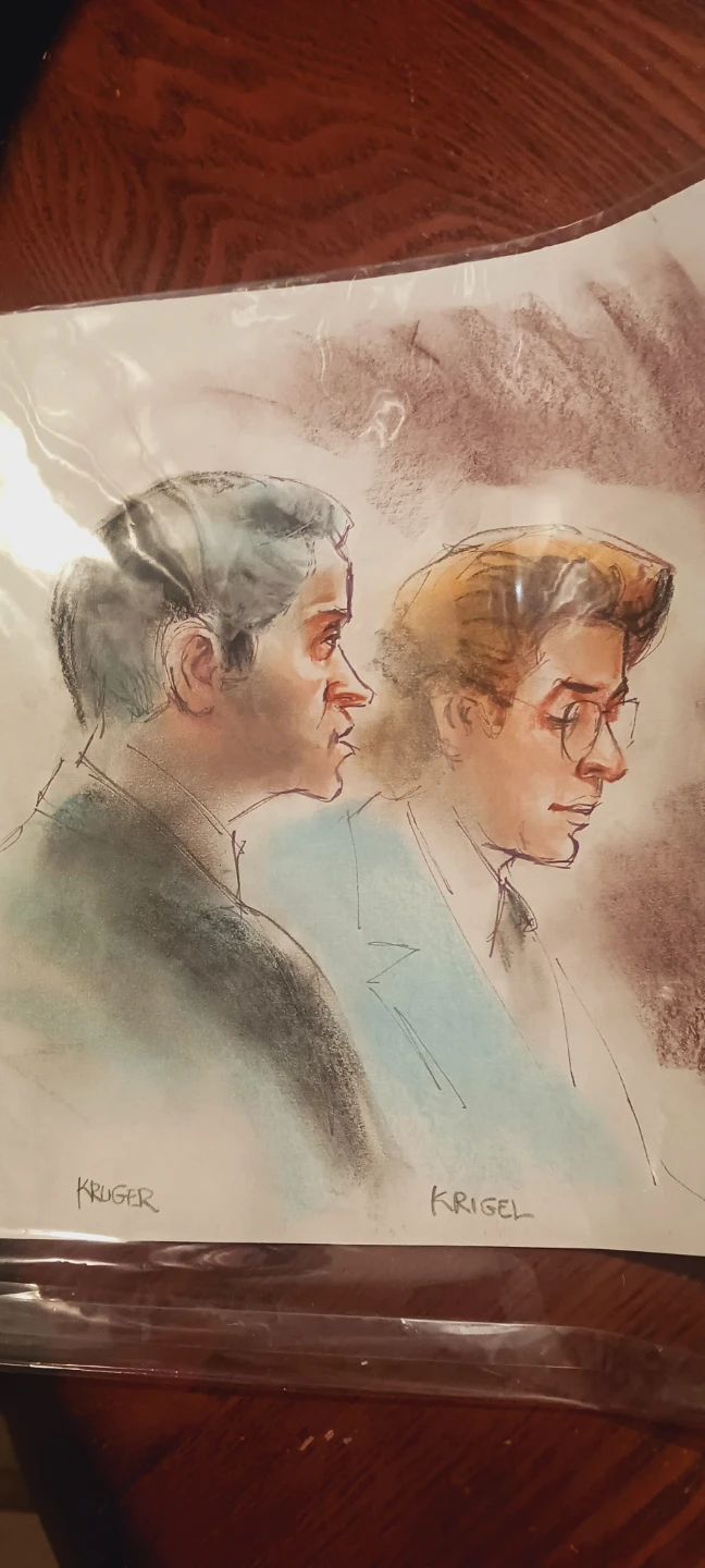 Courtroom Sketch Artwork- Kruger and Krigel - photo 4