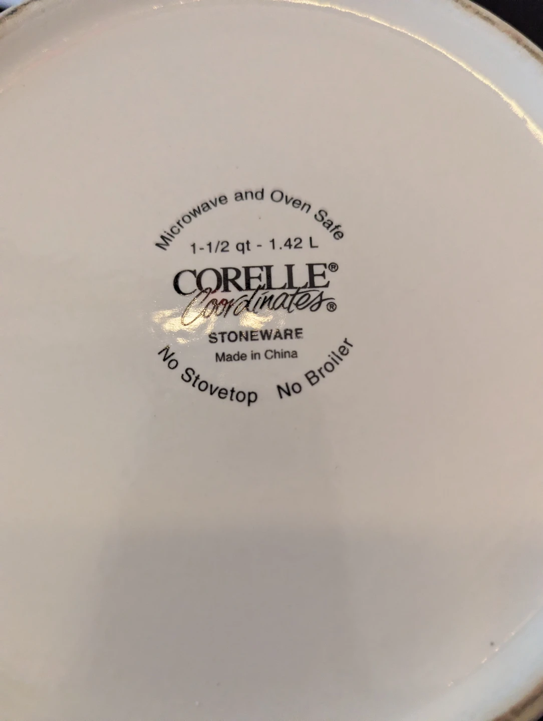 Corelle Stoneware Casserole Dish 1.5 qt-1.42L - photo 3