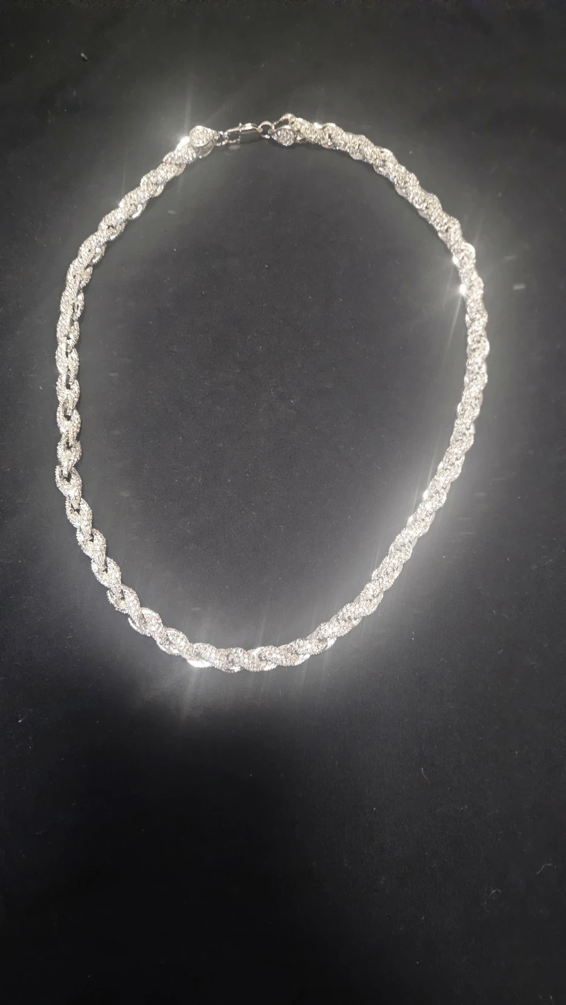 Sparkly Silver Chain Necklace - photo 4