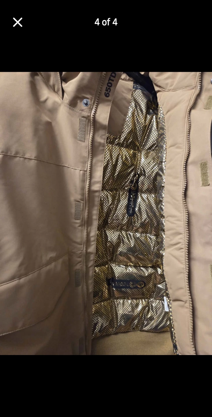 Columbia Men's Tan Hooded Winter Jacket