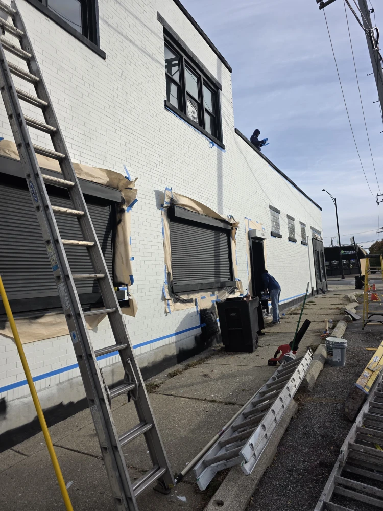 Paint exteriors houses and masonry work - photo 2