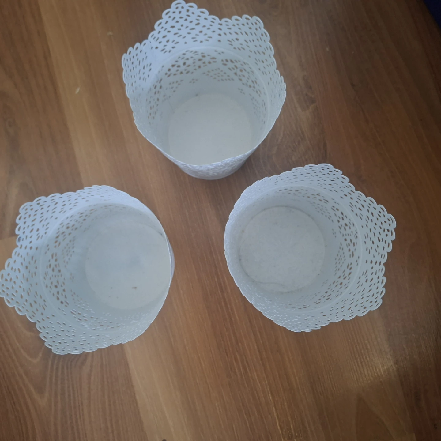 IKEA White Decorative Tealight Holders - Set of 3 - photo 3
