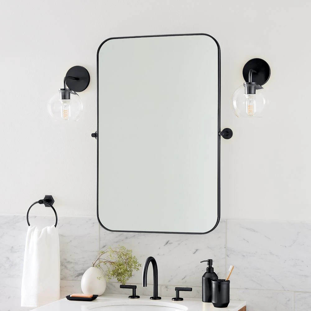 West Elm - Metal Frame Pivot Wall Mirror (NEW)